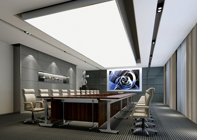 會議室設計案例效果圖-裝飾設計師景觀設計師設計師- 設計本